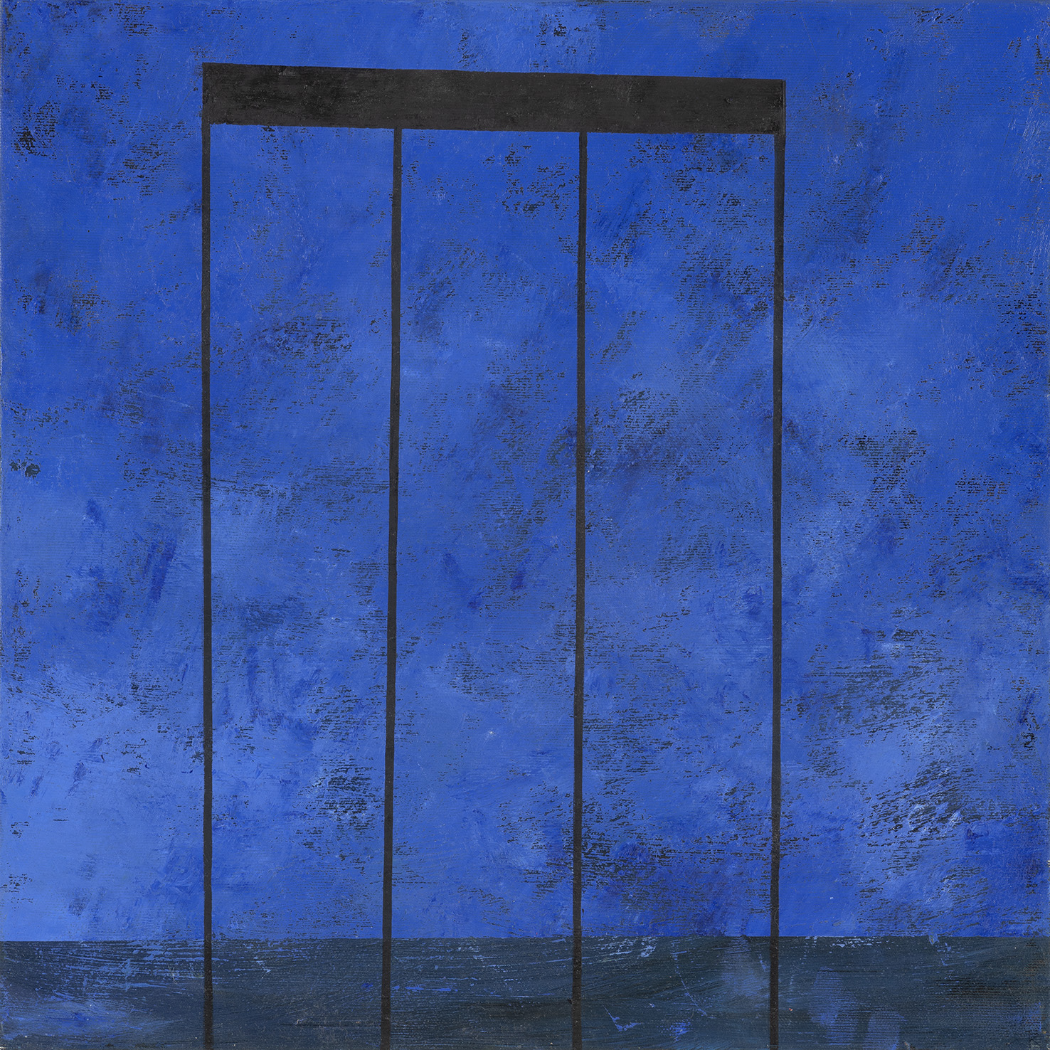 4.Kristina-Ristic-Osmatračnica VIII – Watchtower VIII, 2021, oil on canvas, 45x45cm